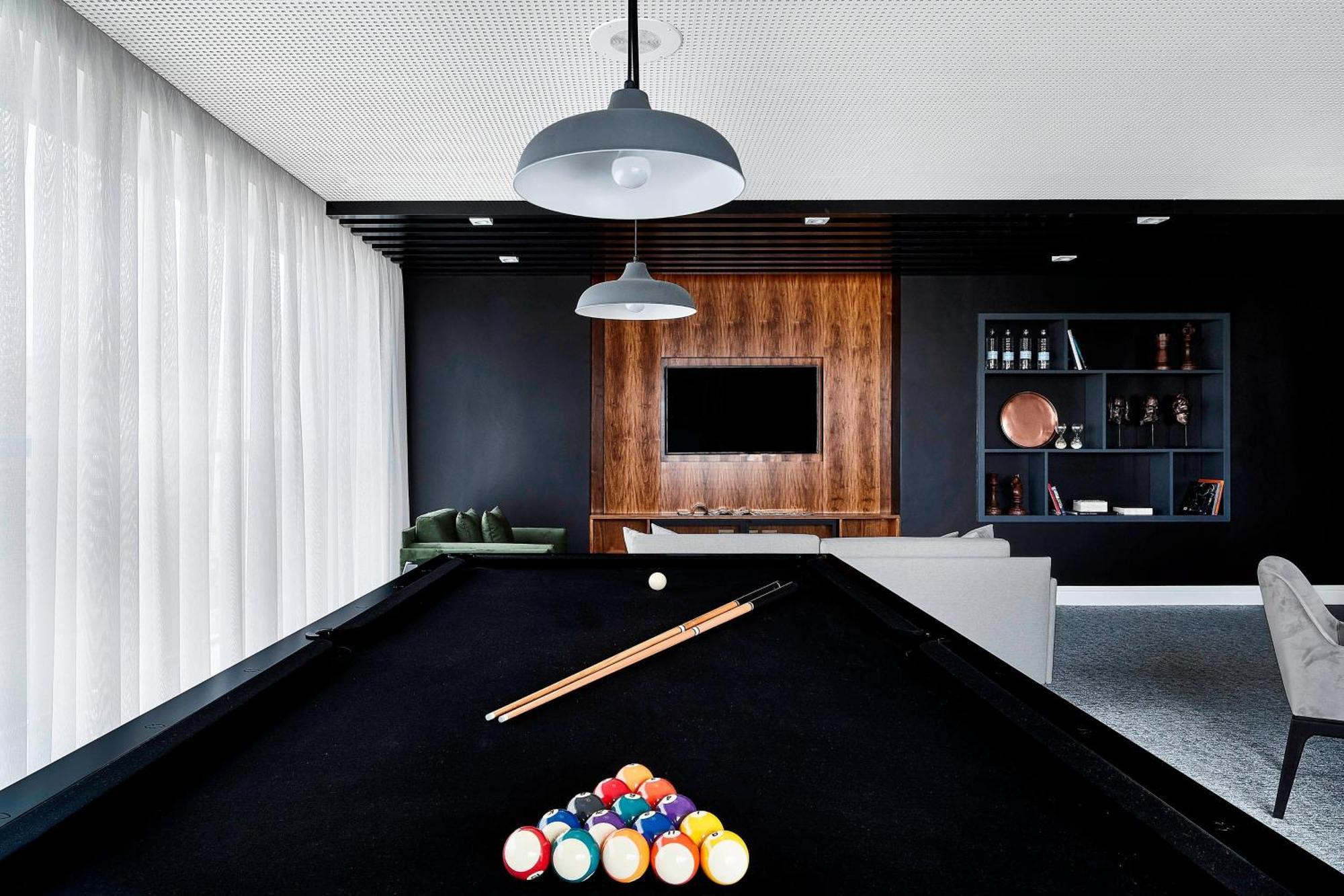 Sheraton Santos Hotel Exterior foto The pool table at the home of the 2016 winner